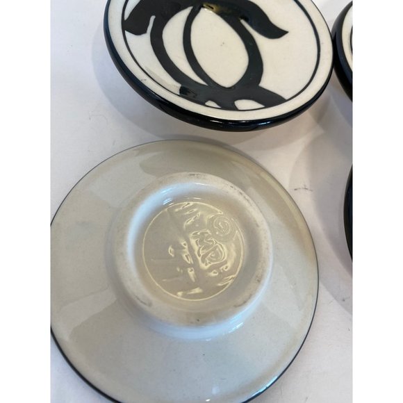 Hawaiian Crafted Turtle Miniature Dishes/Trinket/Side Sauces/Set of 4/Ceramic/ - Picture 4 of 4
